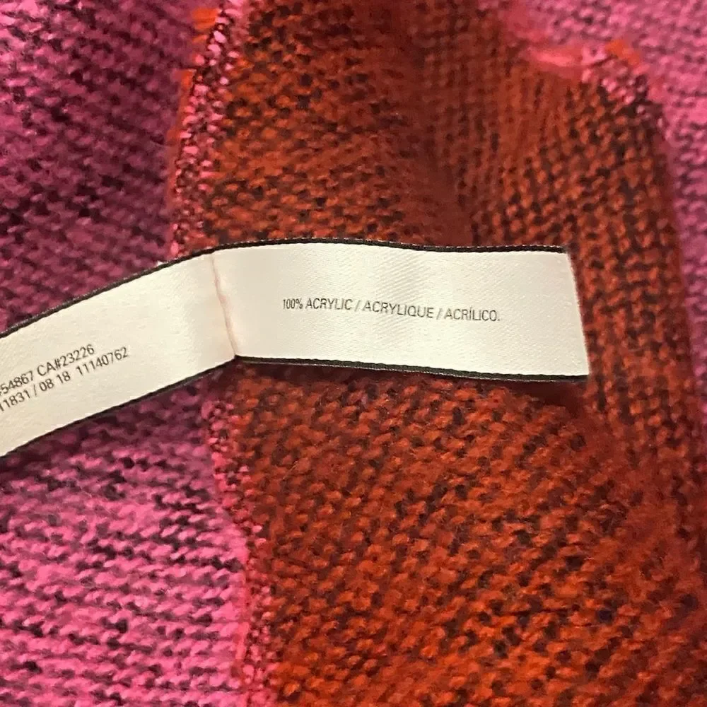Victoria Secret Limited Edition Lipstick Logo Throw Blanket